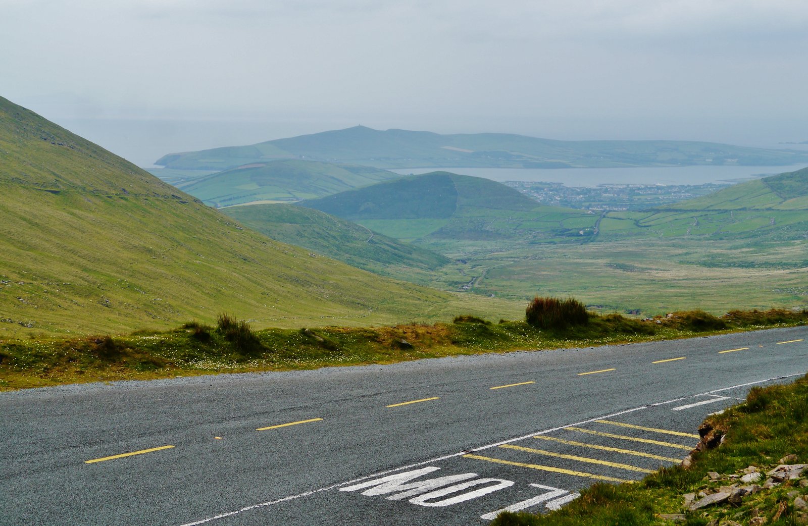The Conor Pass road out of Dingle