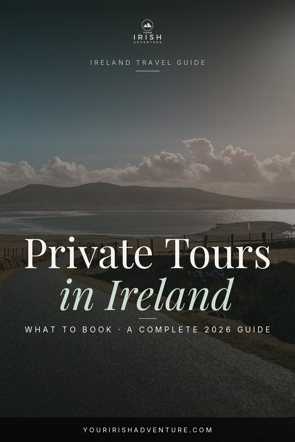 Guide drives past green Irish hills on a private tour of Ireland for 2026