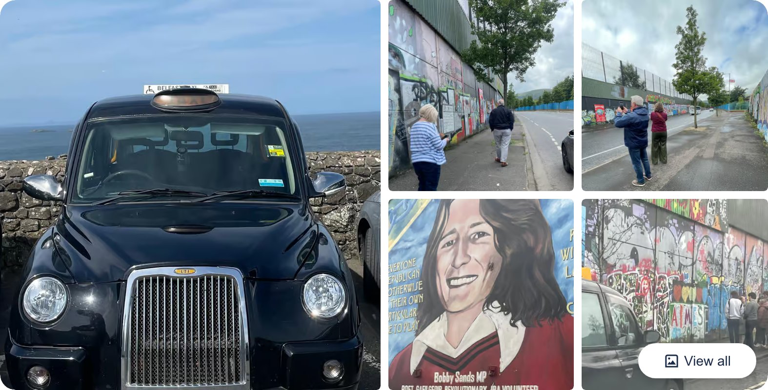 Black Taxi Tour of Belfast