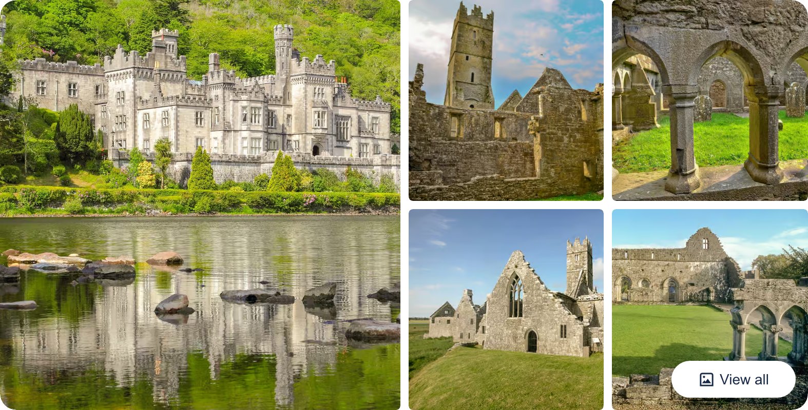 Galway to Connemara, Cong and Kylemore Abbey Day Tour