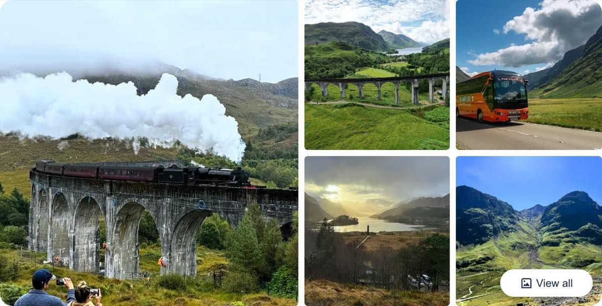 Glenfinnan Viaduct, Glencoe and Highlands Tour from Edinburgh