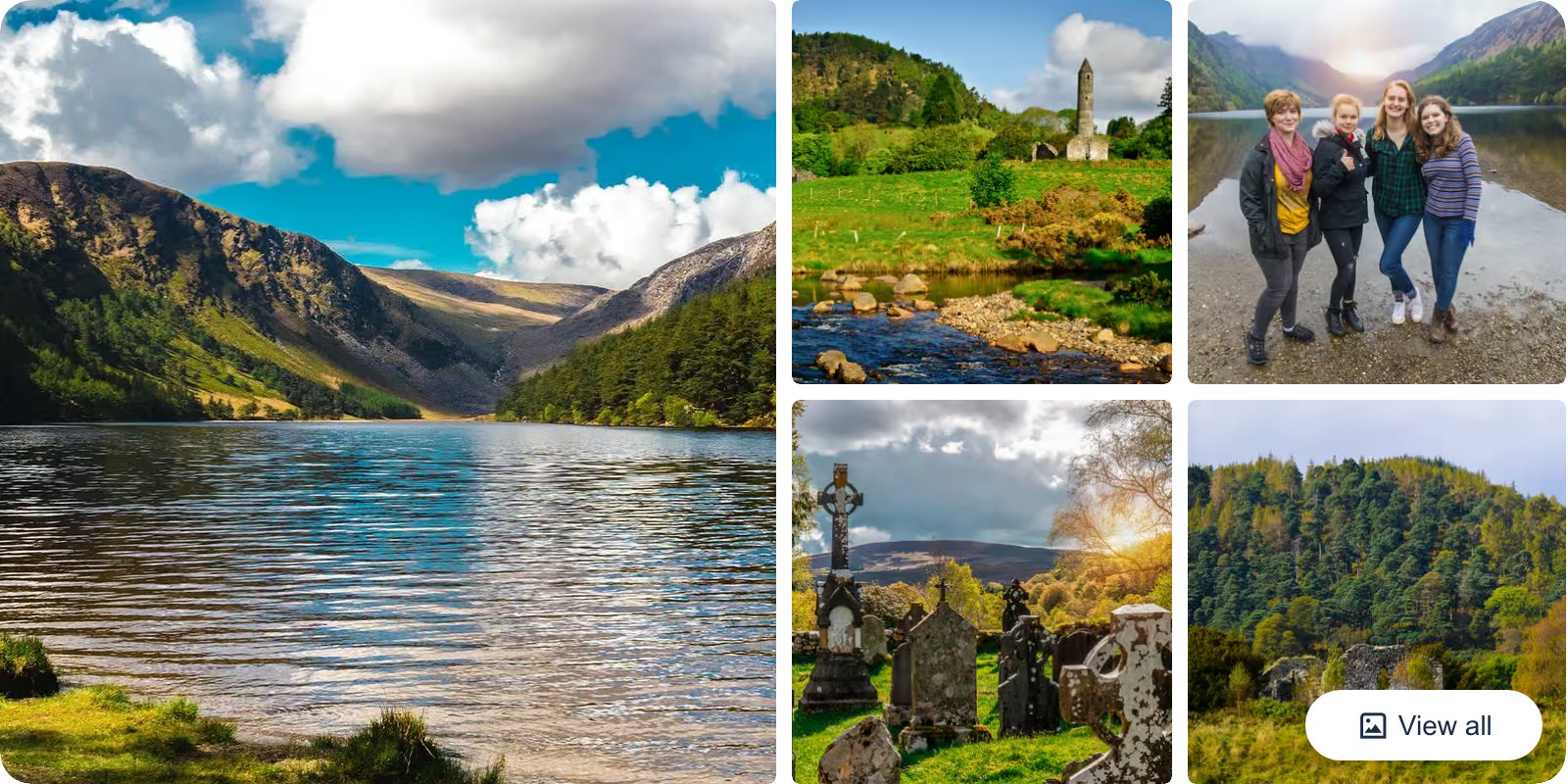 Half-Day Trip to Glendalough and Wicklow