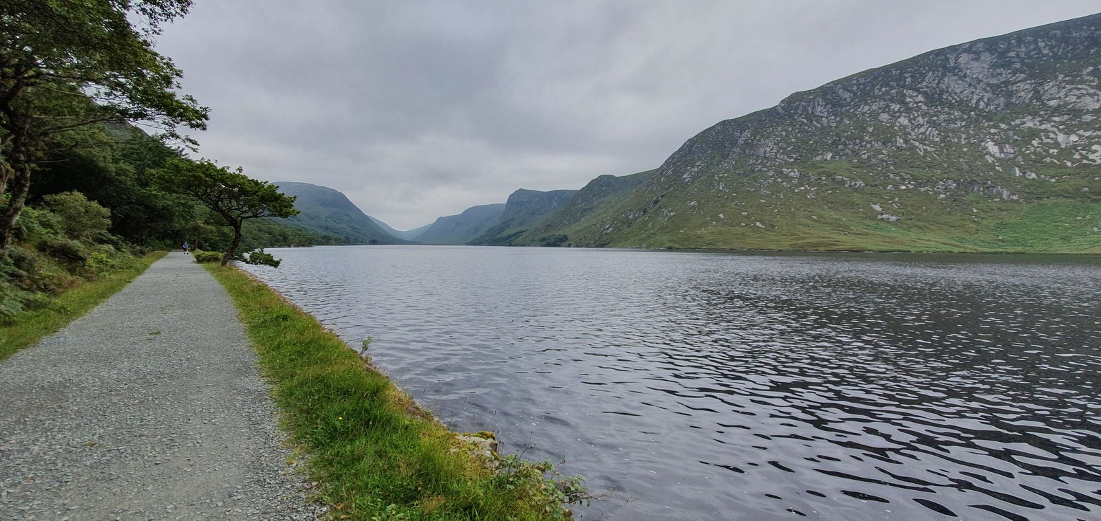 Lakeside path at Glenveagh National Park in Donegal