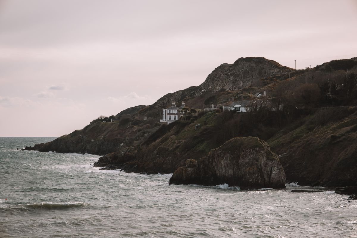 The rugged Howth coastline north of Dublin