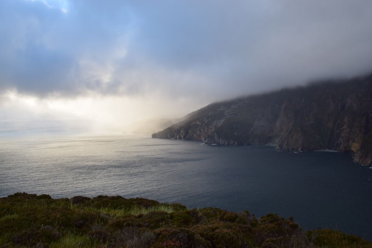 Donegal Atlantic coast cliffs near Slieve League