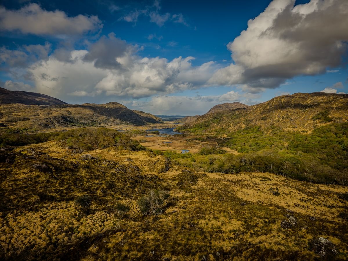 Ladies View over the lakes of Killarney National Park