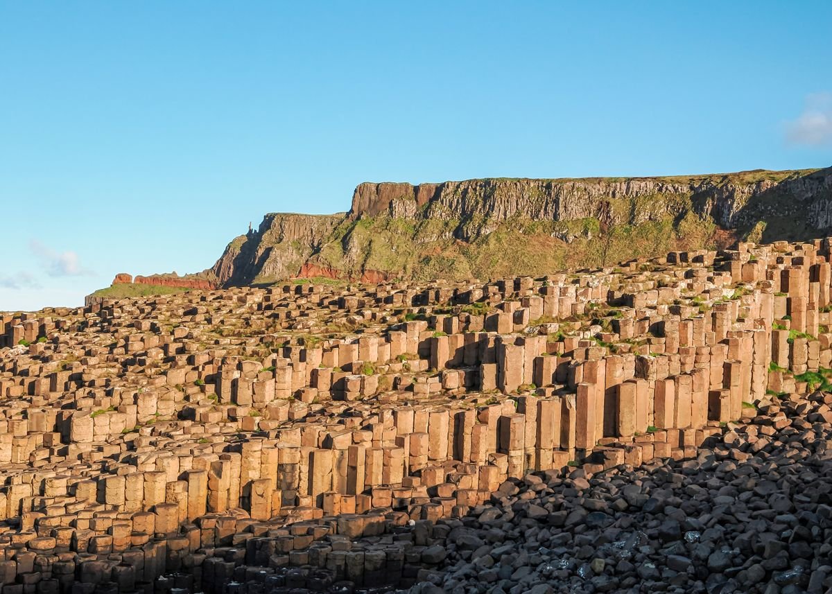The basalt columns of the Giant's Causeway