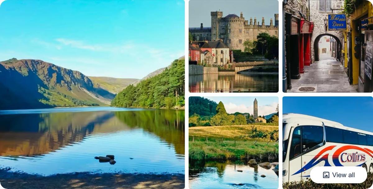 Wicklow, Glendalough and Kilkenny Day Tour from Dublin