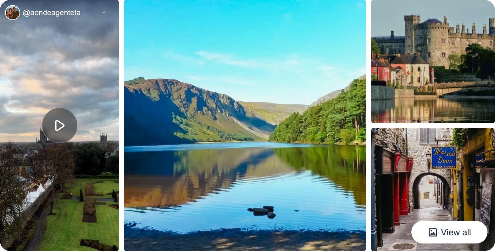 Wicklow, Glendalough and Kilkenny Day Tour from Dublin