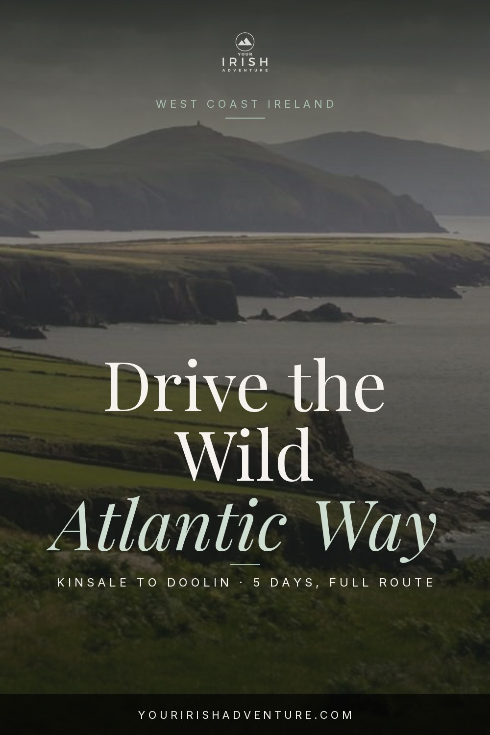 Rugged Atlantic coastline and harbor village on a 5-day west of Ireland road trip