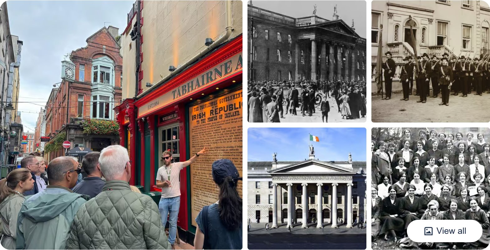 1916 Easter Rising Dublin Walking Tour with a Historian