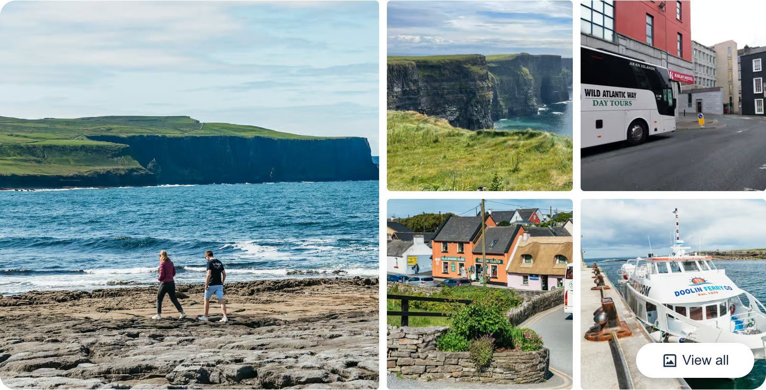 Aran Islands and Cliffs of Moher Combo Tour