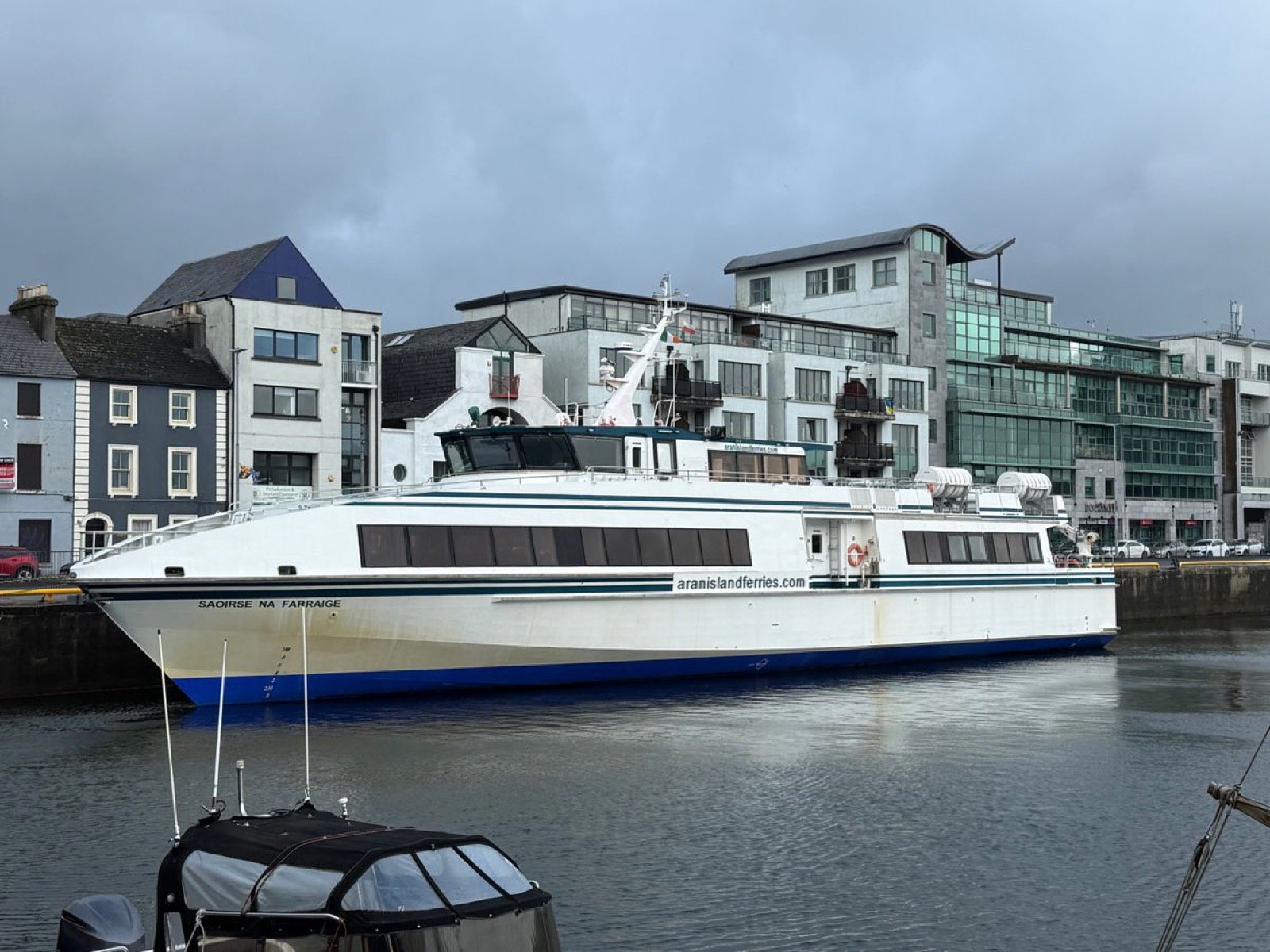 Aran Islands passenger ferry at the harbour