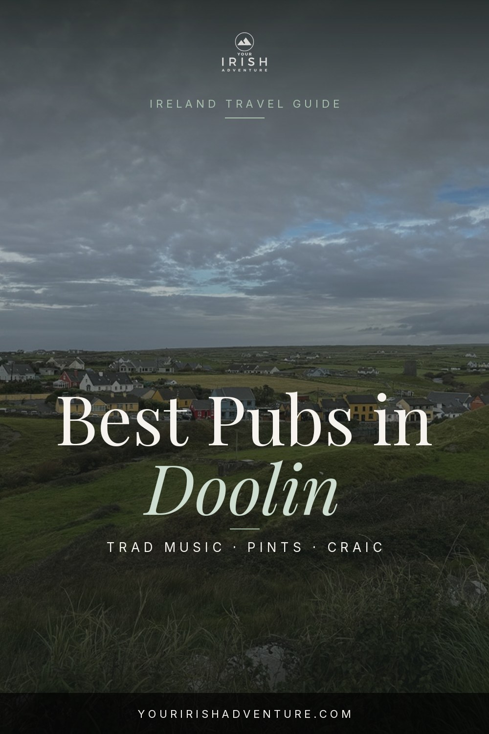 Warm pub interior in Doolin County Clare with musicians playing a live trad session
