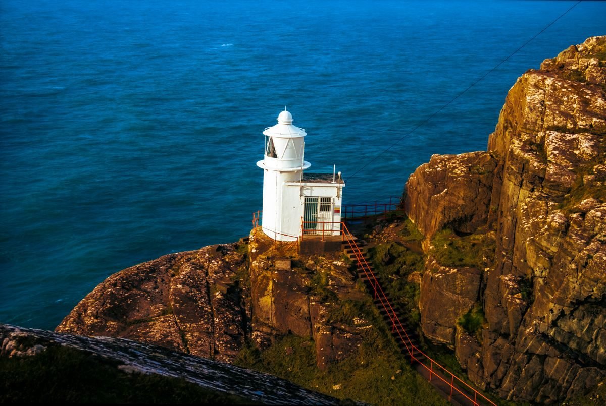 A West Cork lighthouse on the cliffs above the Atlantic