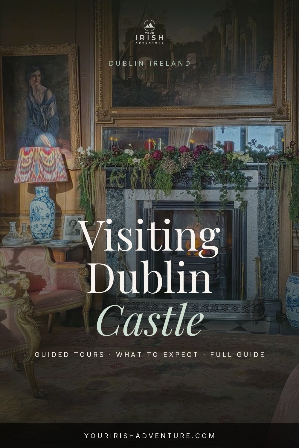 Interior State Apartments of Dublin Castle Ireland with guided tour and planning tips