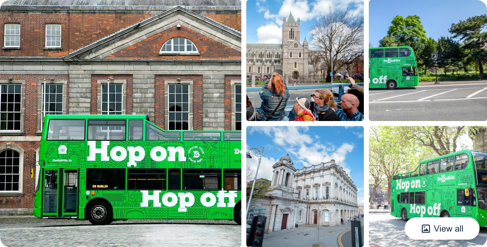 Dublin Hop-On Hop-Off Bus Tour
