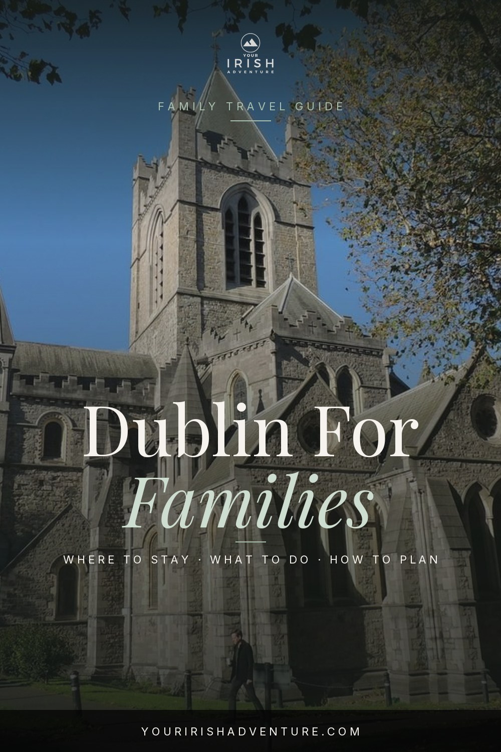 Kids and parents exploring a Dublin park, Ireland family vacation planning guide