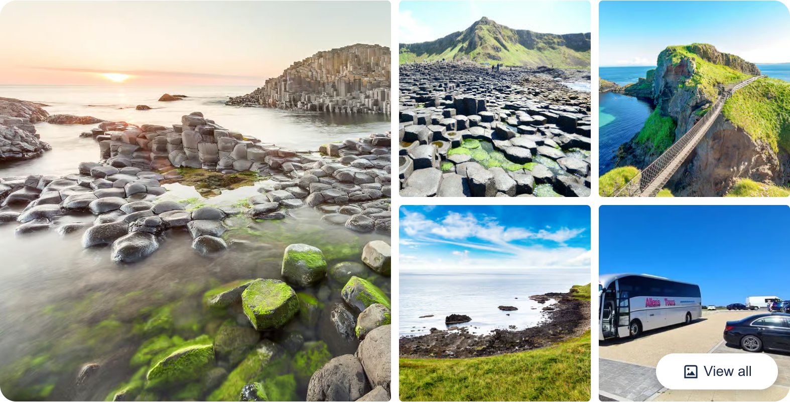 From Belfast: Giant's Causeway and Game of Thrones Day Tour