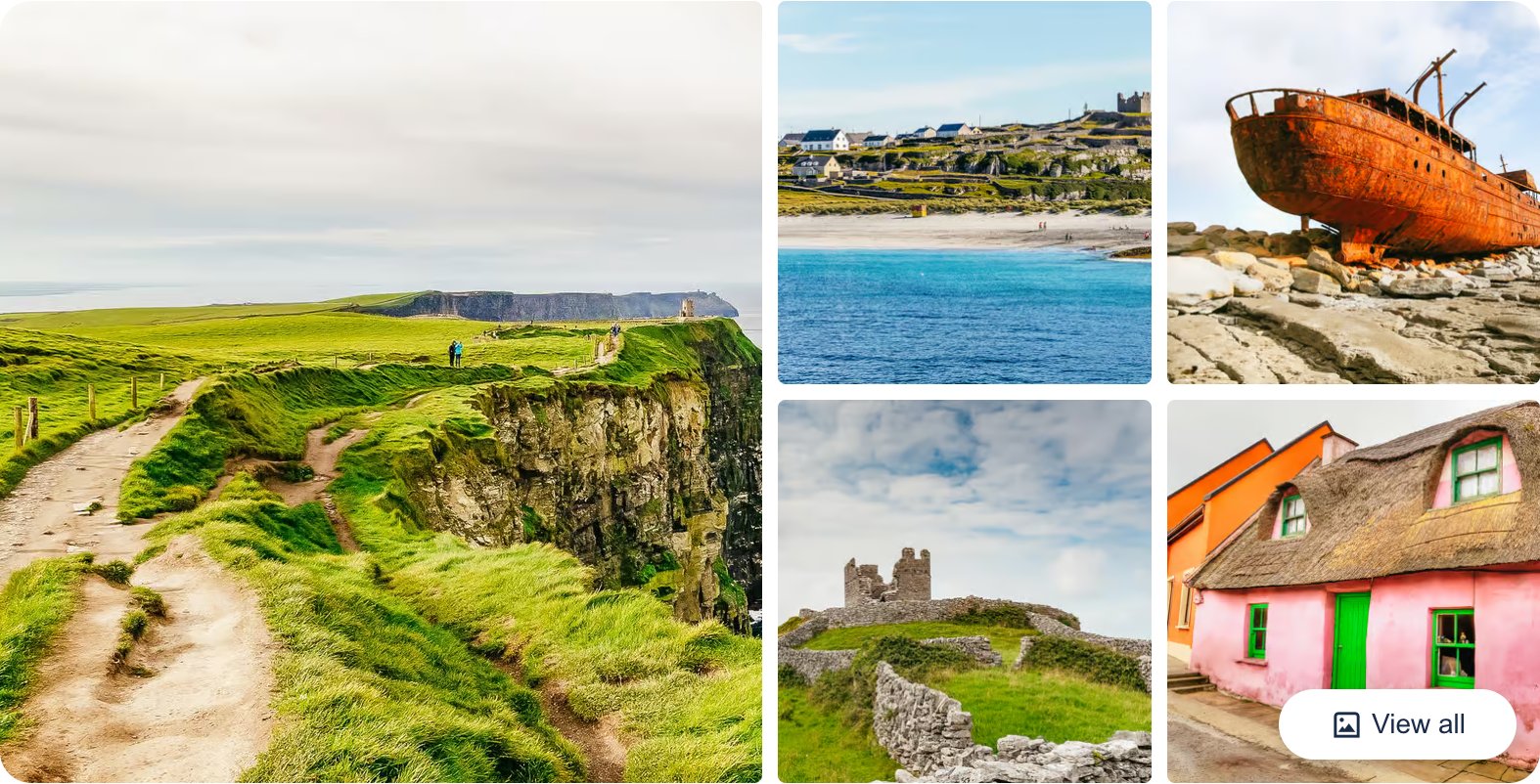 From Galway: Aran Islands and Cliffs of Moher Tour and Cruise