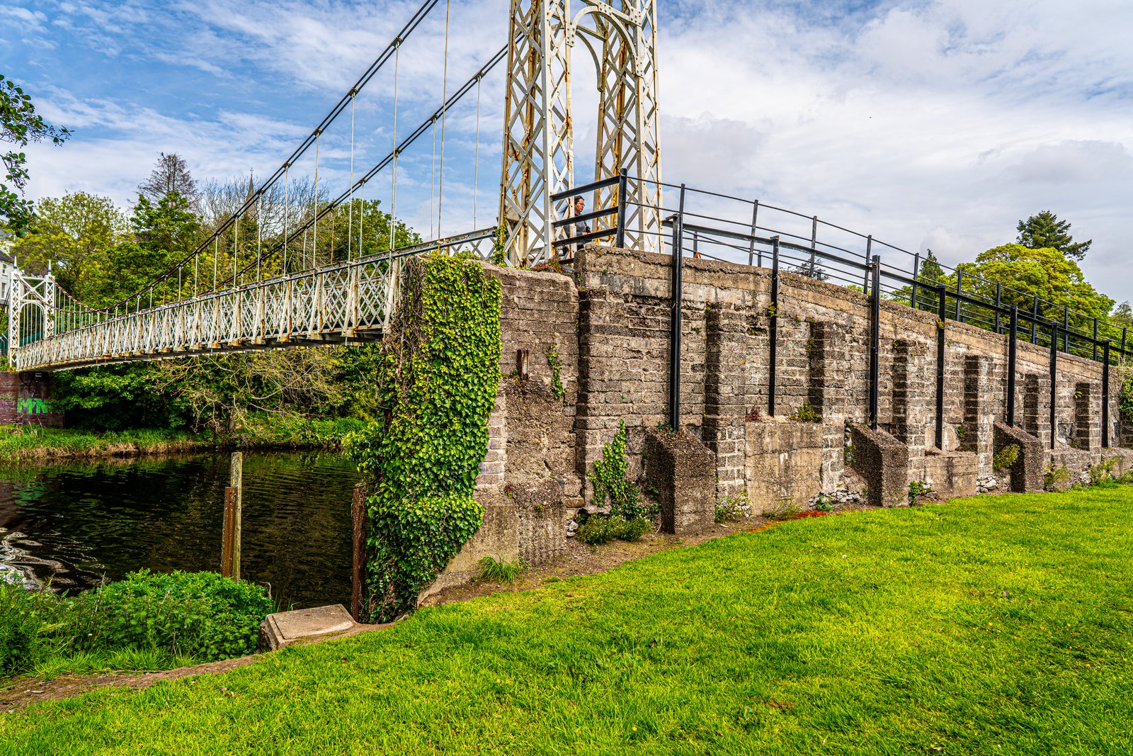 Daly's Bridge, the Shakey Bridge, over the River Lee at Fitzgerald Park Cork