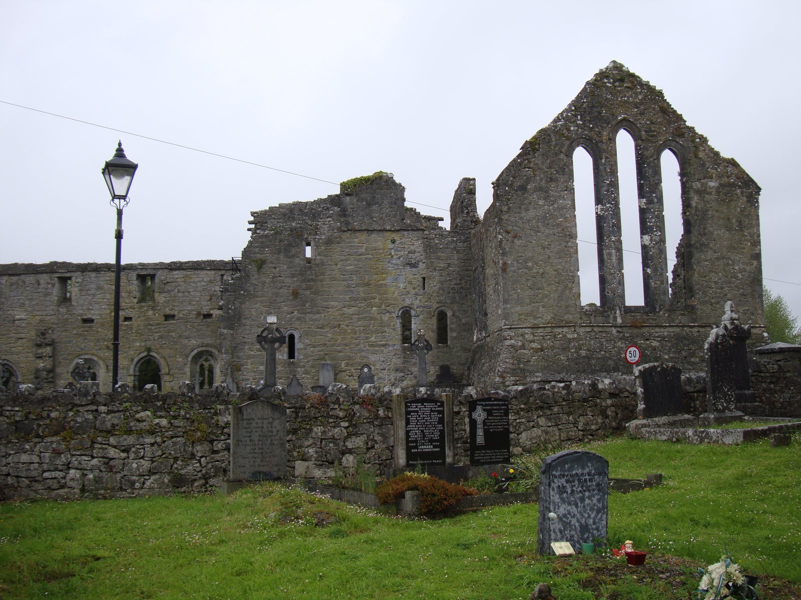 The 12th-century ruins of Cong Abbey in County Mayo