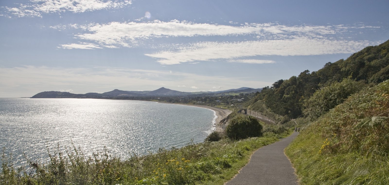 View over Killiney Bay from Killiney Hill near Dalkey