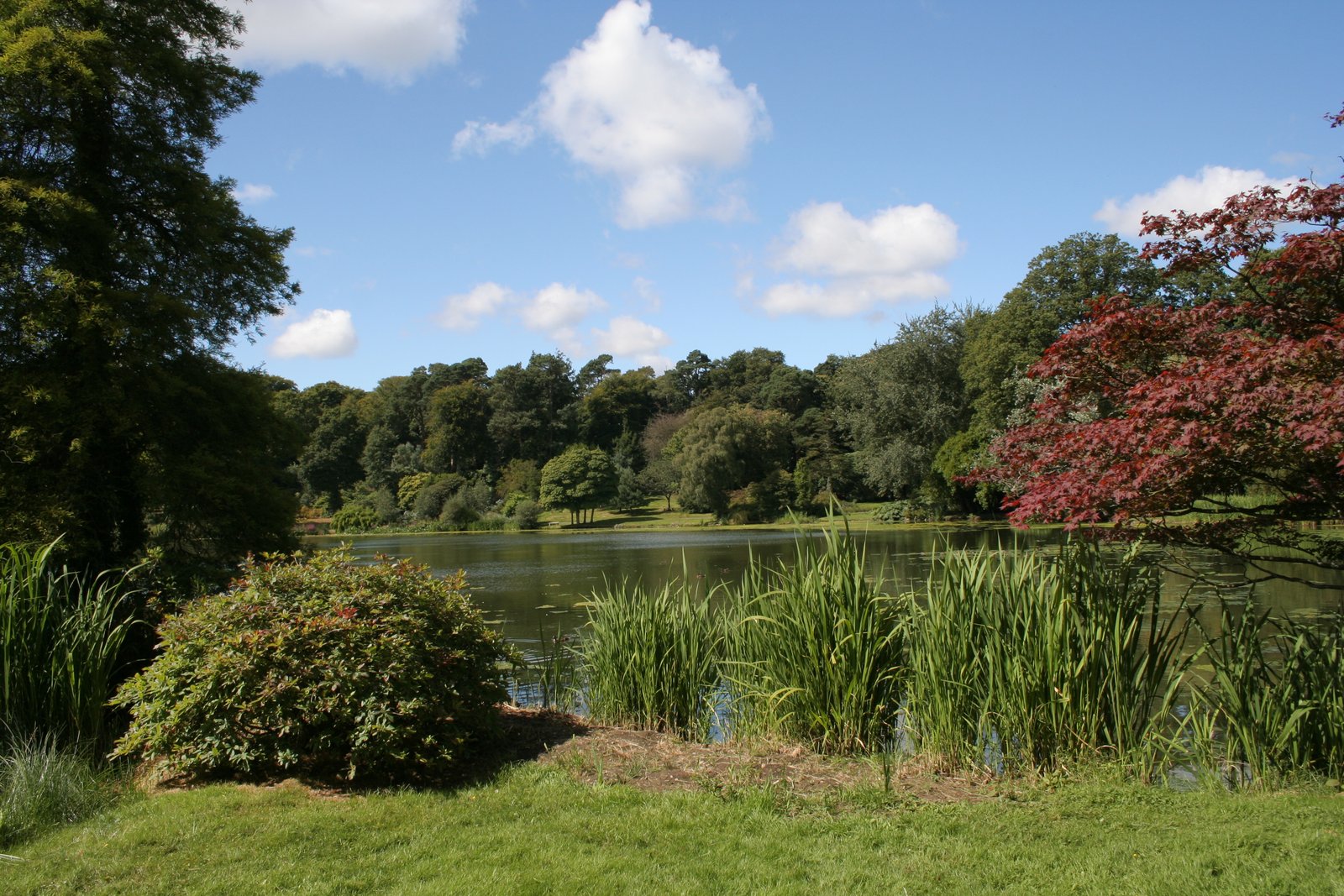 The lake in the grounds of Mount Stewart House and Gardens in County Down