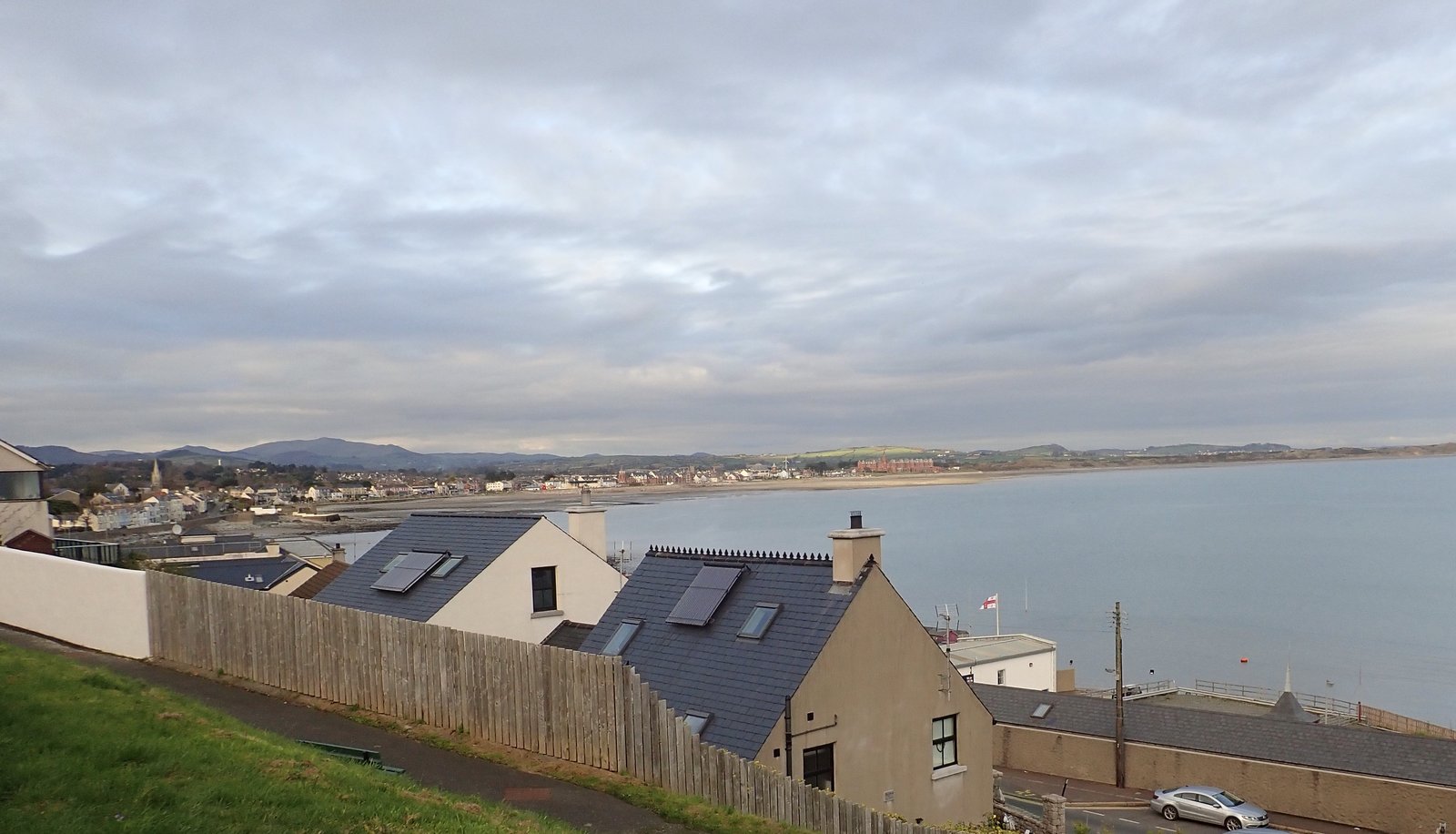 Newcastle, County Down, seen along its seafront bay