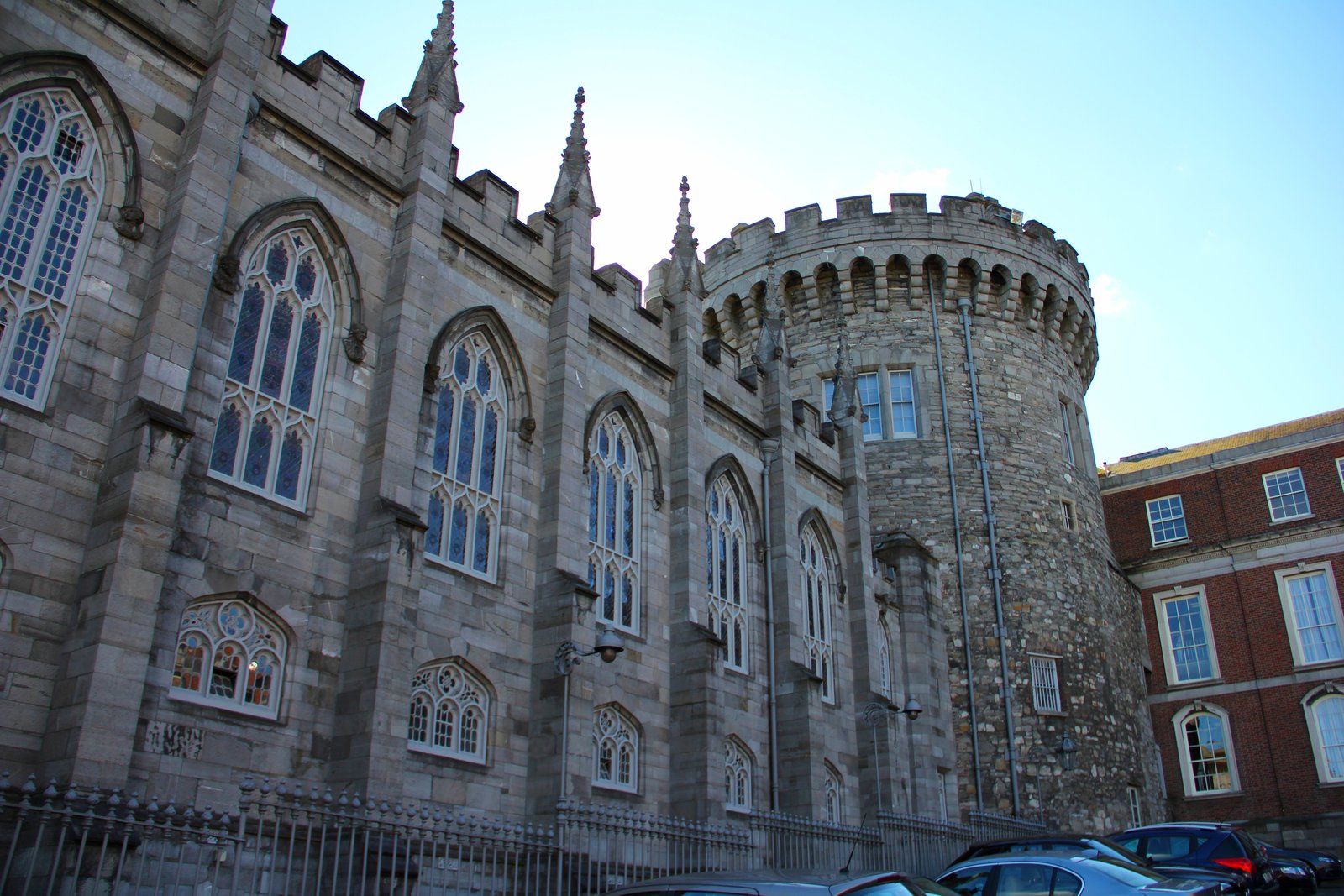 Chapel Royal and round Record Tower at Dublin Castle