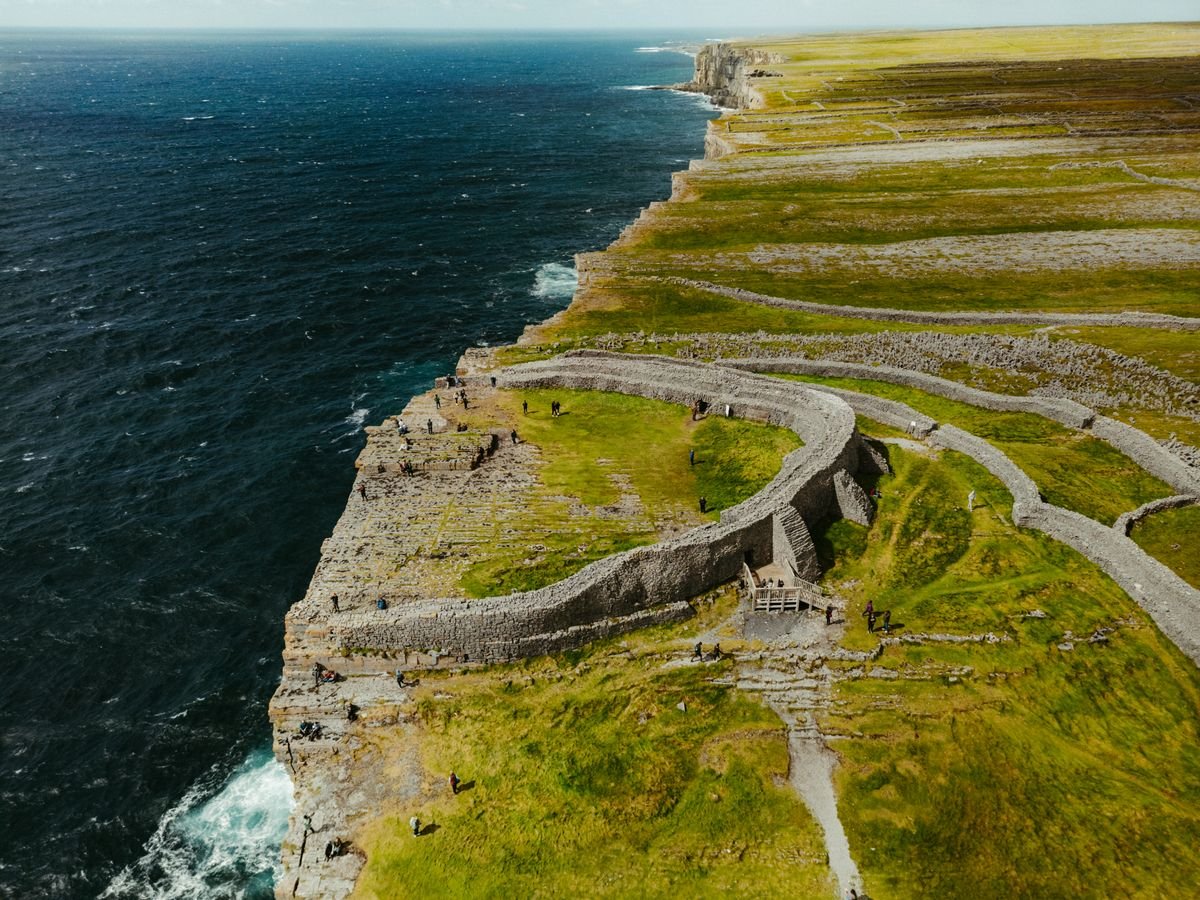Dun Aonghasa stone fort on the Aran Islands
