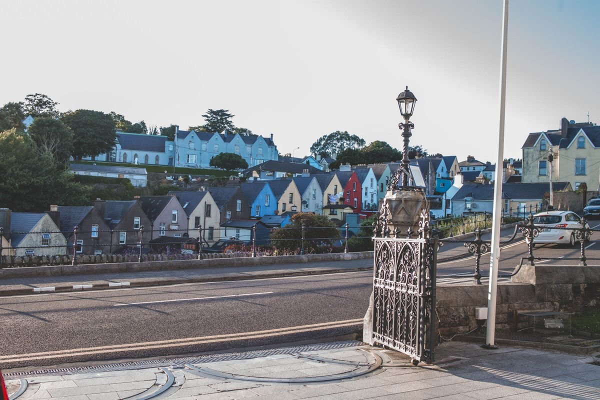 The colourful terraces of Cobh, the last Irish port the Titanic ever called at