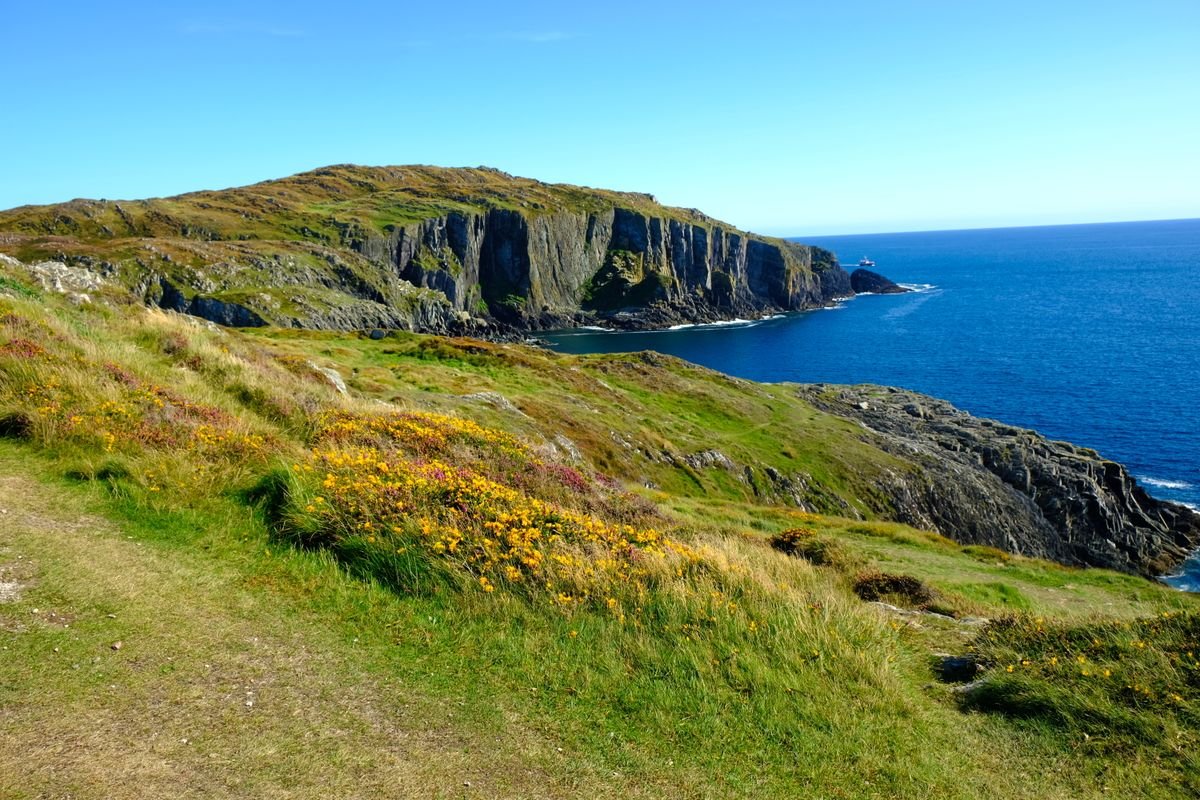 The rugged Beara Peninsula coast below Allihies in west Cork