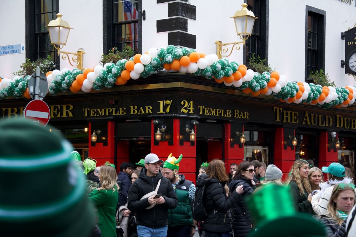 The Auld Dubliner pub in Temple Bar Dublin