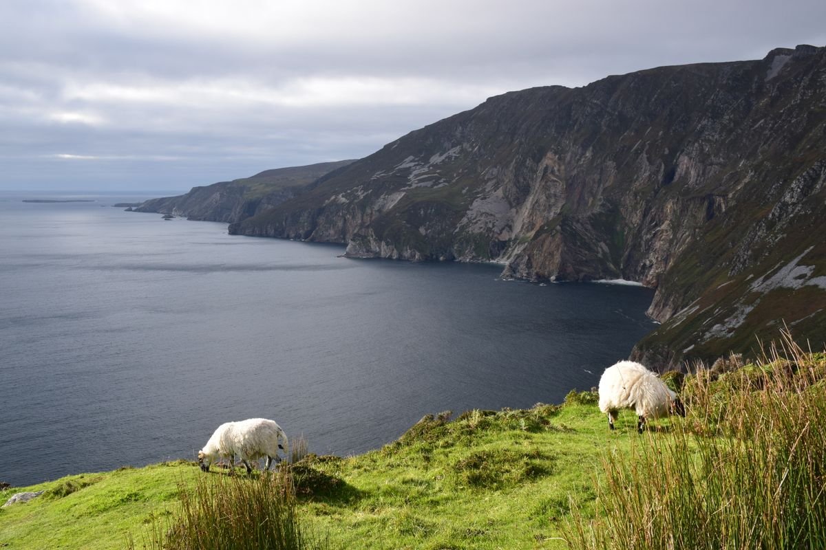 Slieve League in Donegal, sea cliffs nearly three times higher than the Cliffs of Moher