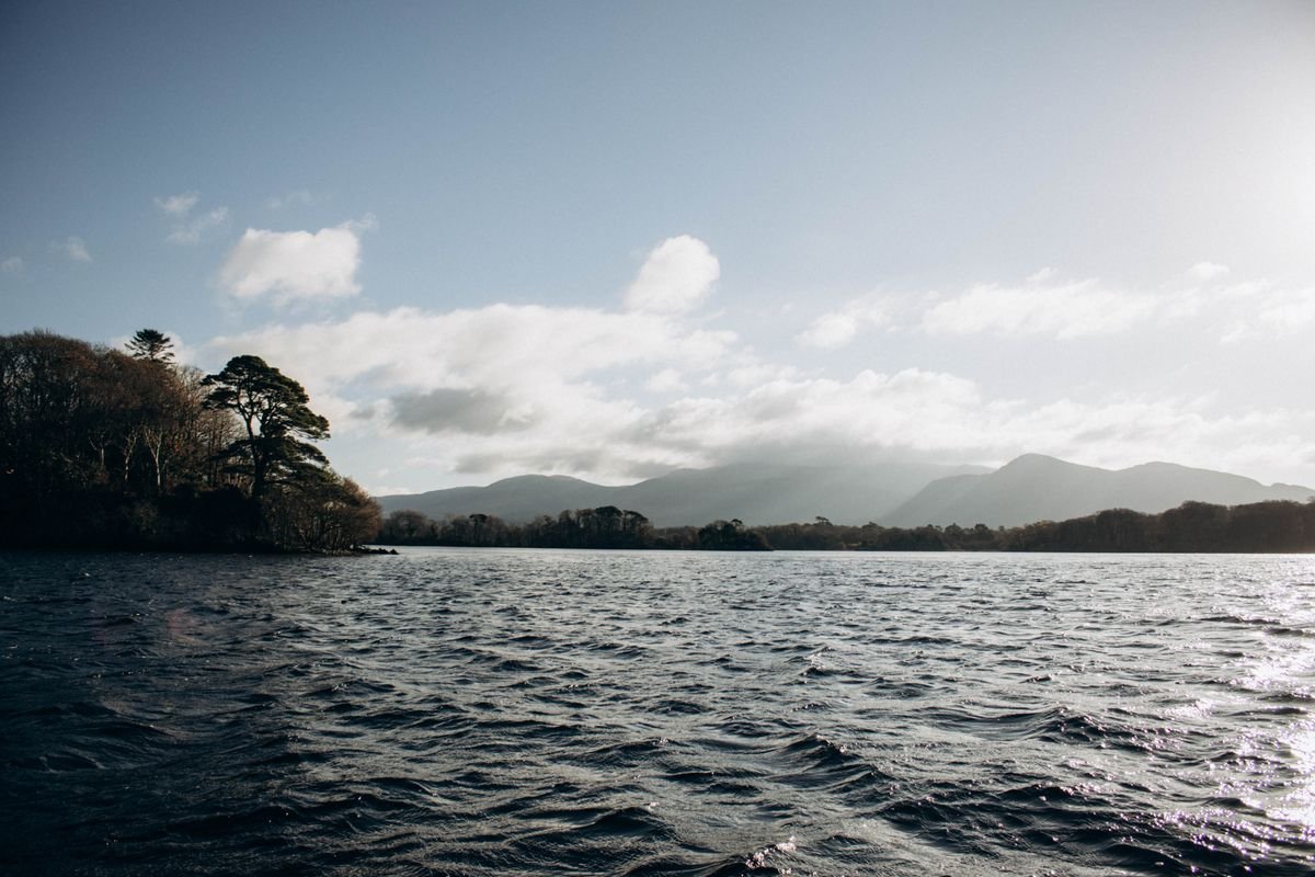 Muckross Lake and mountains in Killarney National Park