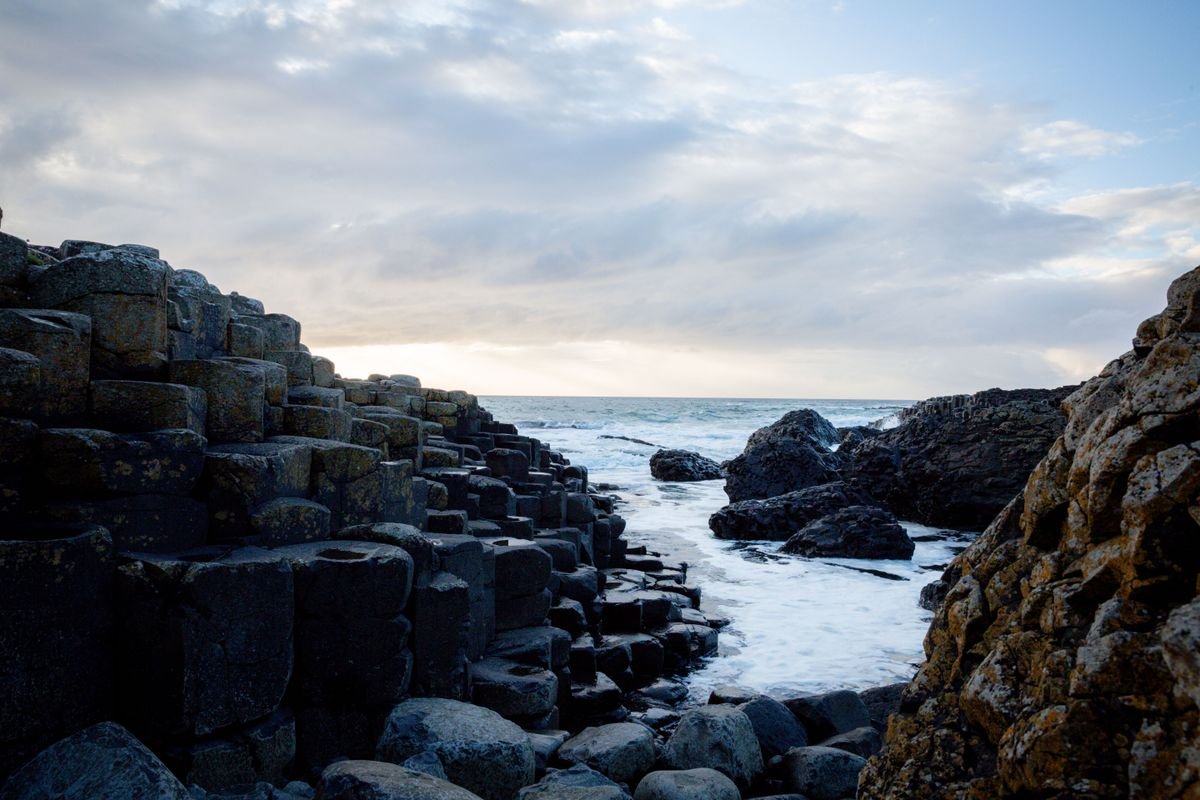 Basalt columns at the Giant's Causeway on the Causeway Coast