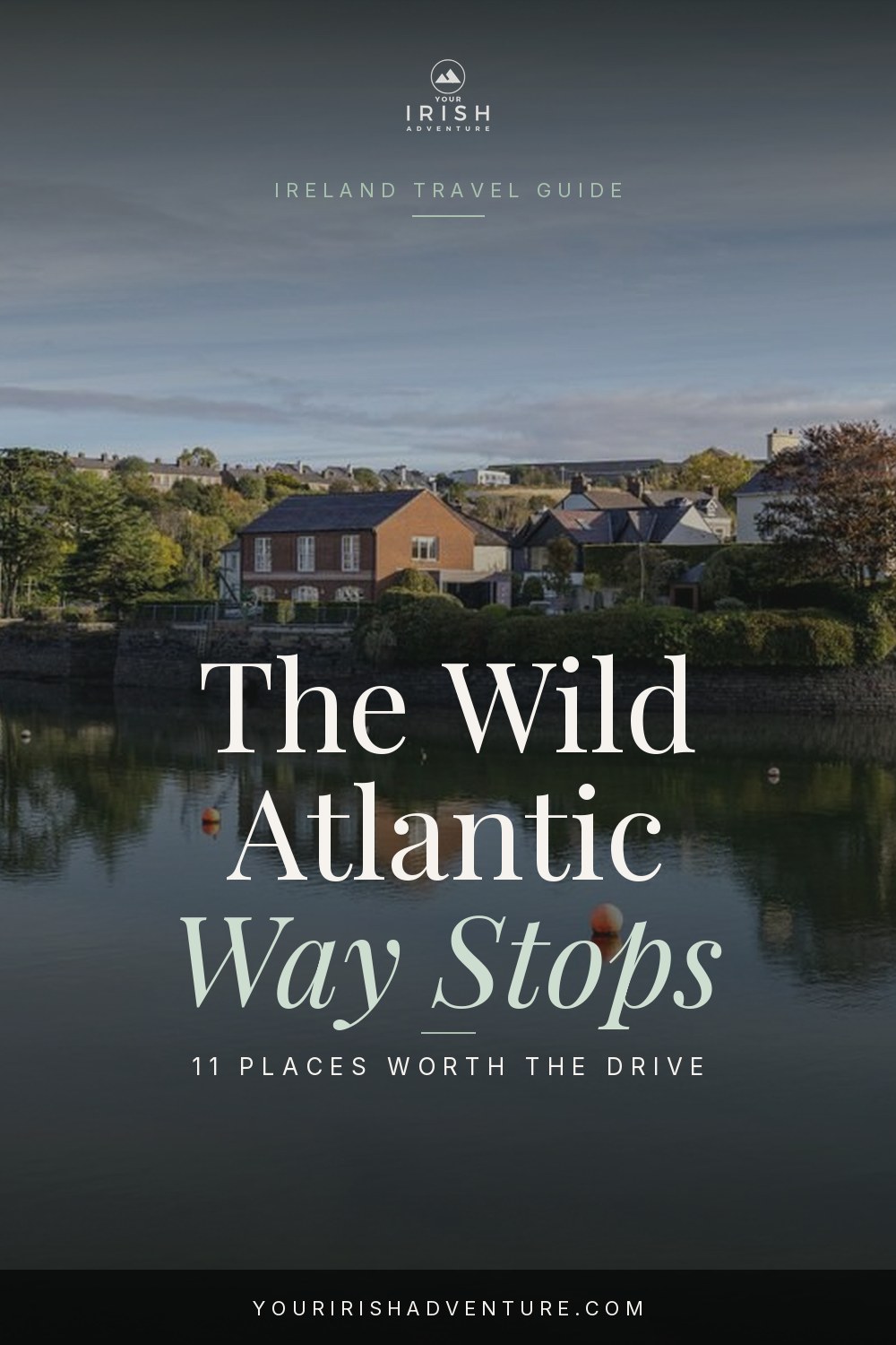 Winding coastal highway above the Atlantic on Ireland's west coast driving route