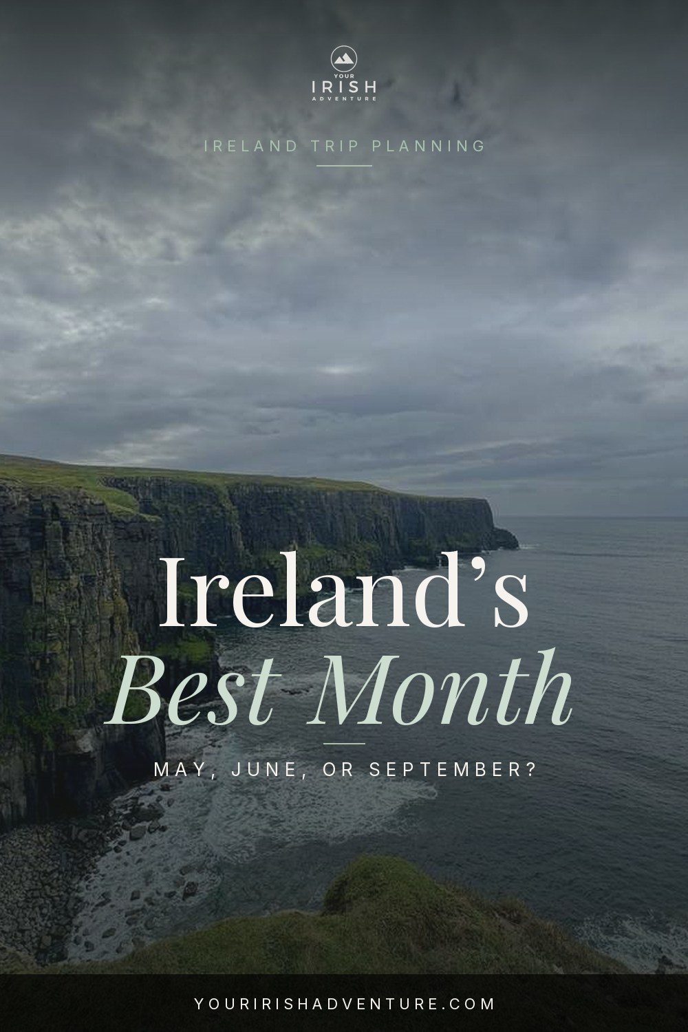 Best month to visit Ireland guide over the Cliffs of Moher