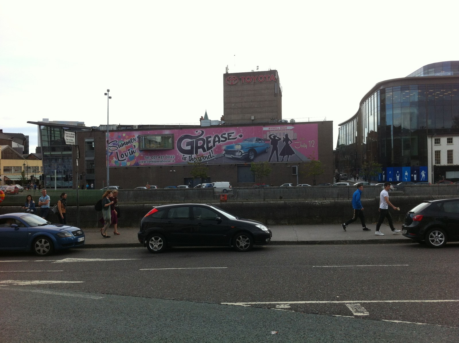 Cork Opera House viewed across the River Lee