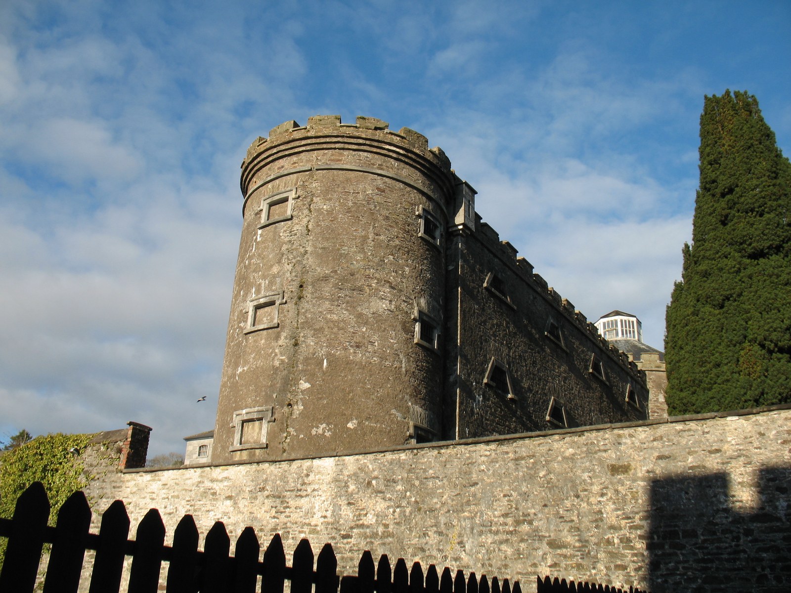 Stone tower and walls of Cork City Gaol