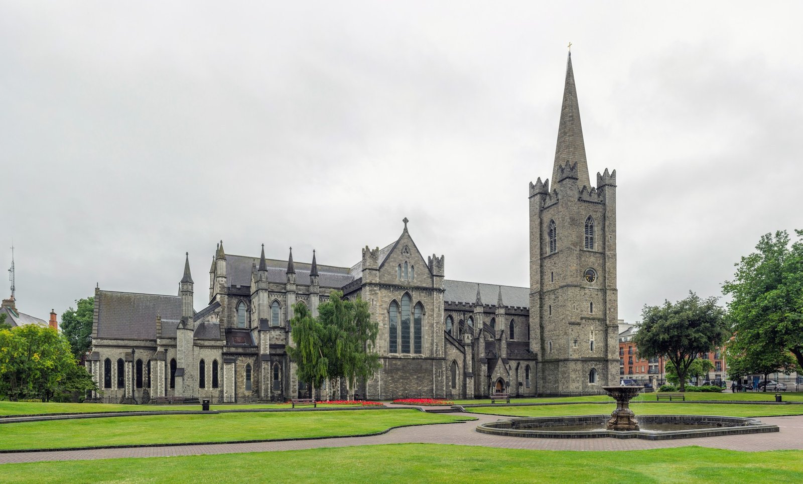 Exterior of St. Patrick’s Cathedral in Dublin