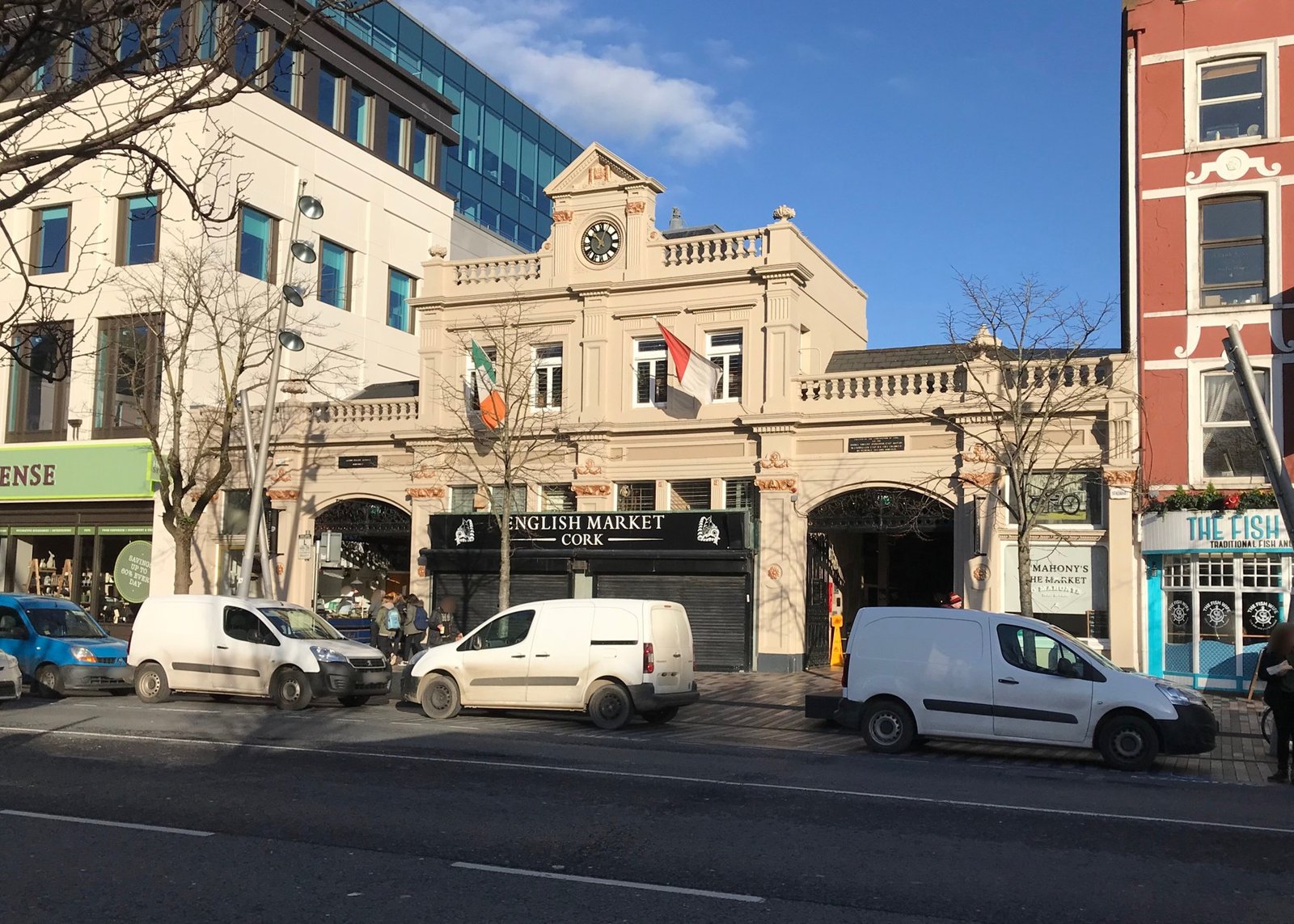 English Market entrance on Grand Parade in Cork