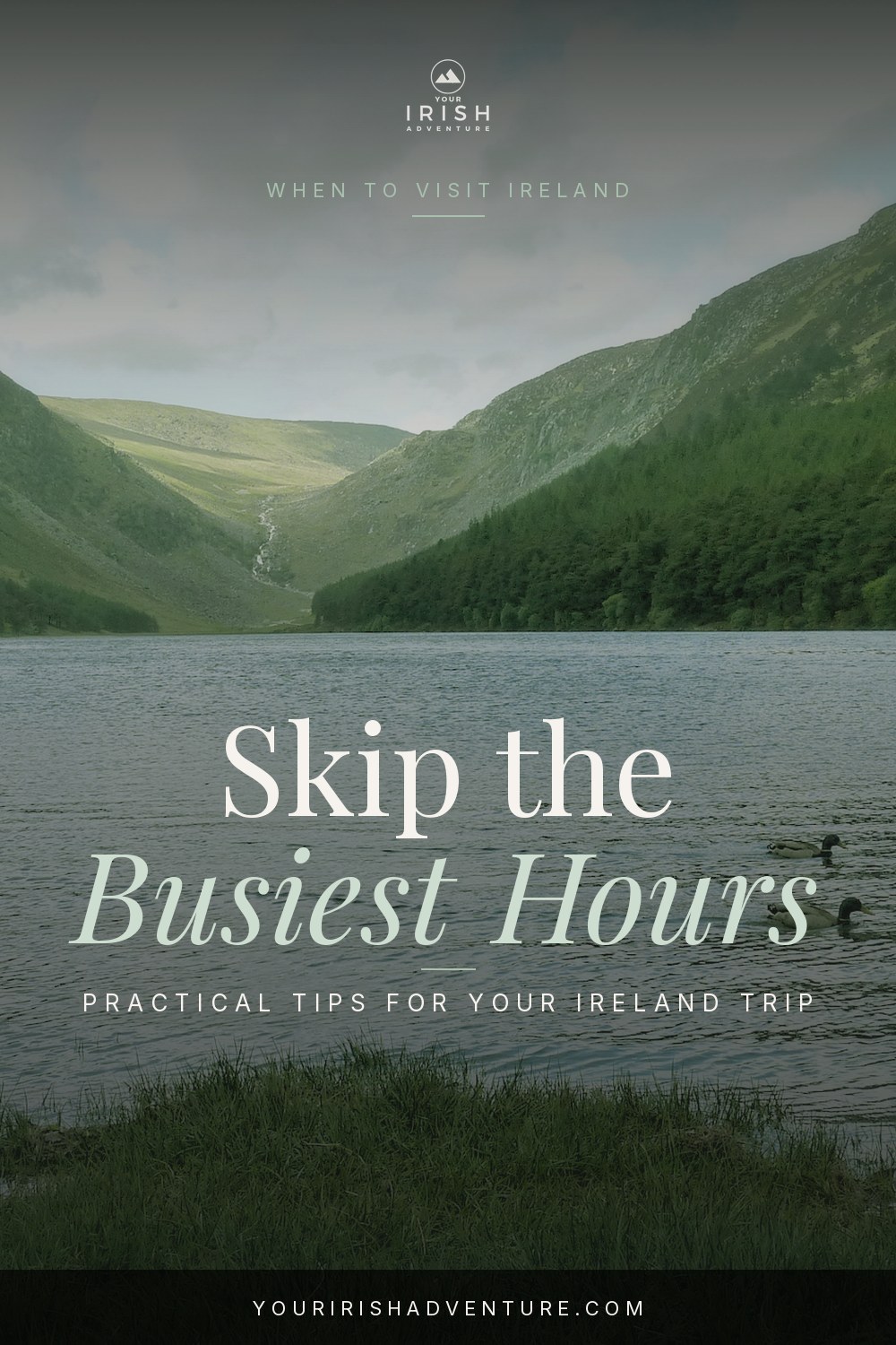 Avoid Ireland’s busiest visiting hours over Glendalough Upper Lake