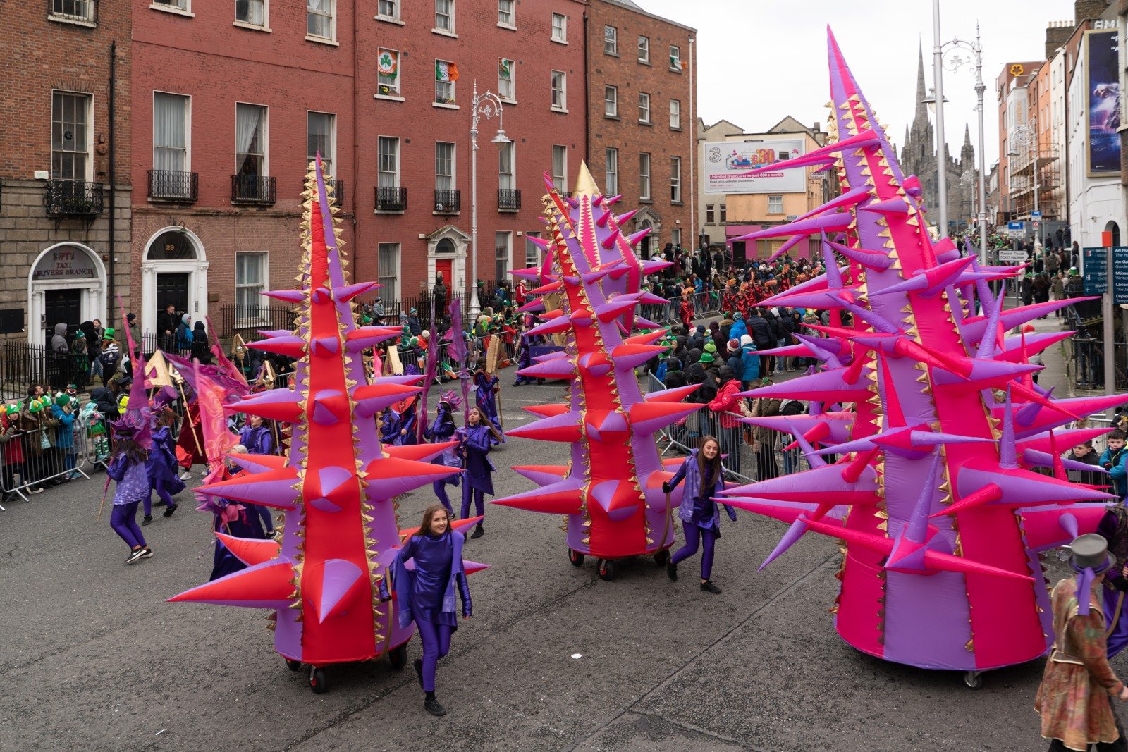 Dublin St. Patrick’s Day parade for an Ireland in March trip