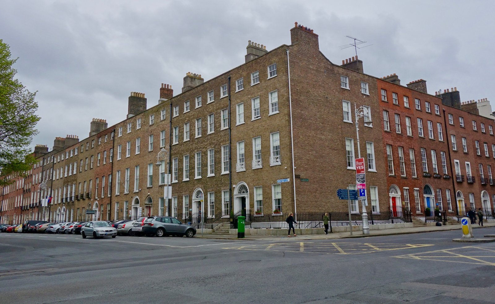 Georgian buildings on Merrion Square in Dublin