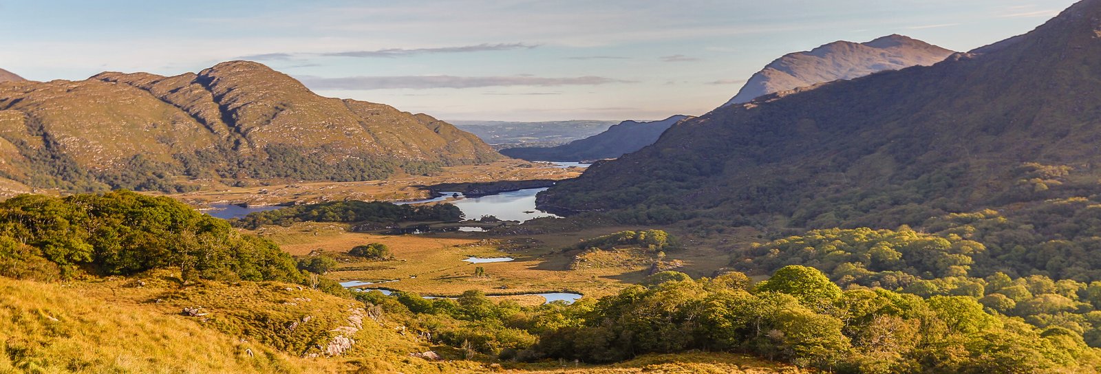 Ladies View, a mountain and lake viewpoint on the Ring of Kerry