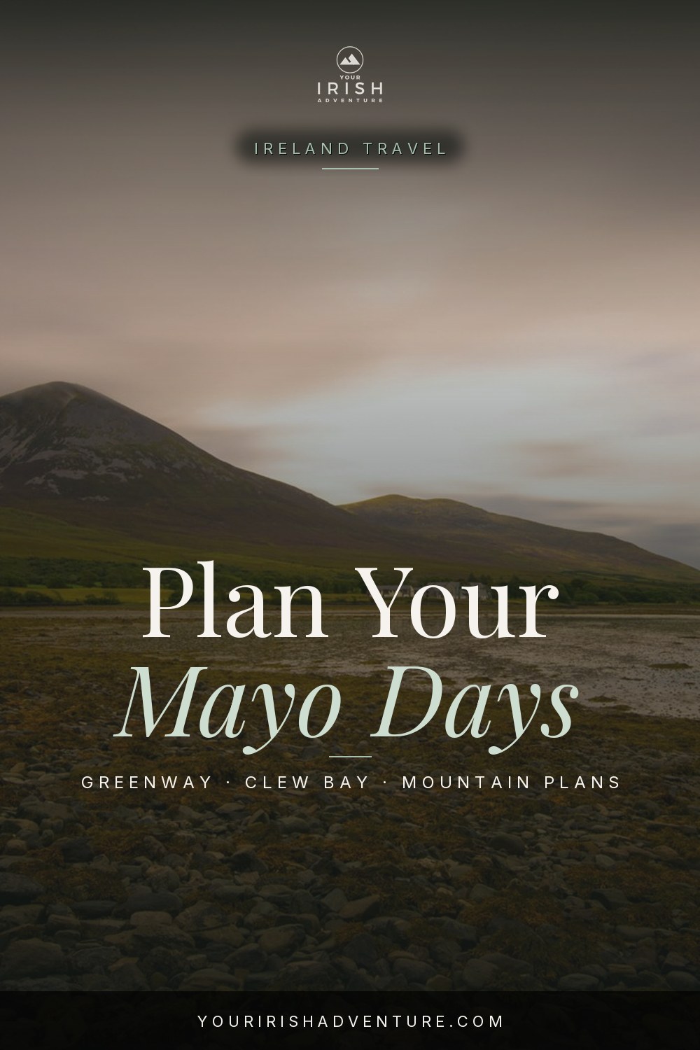 Westport and Clew Bay outdoor trip planning pin