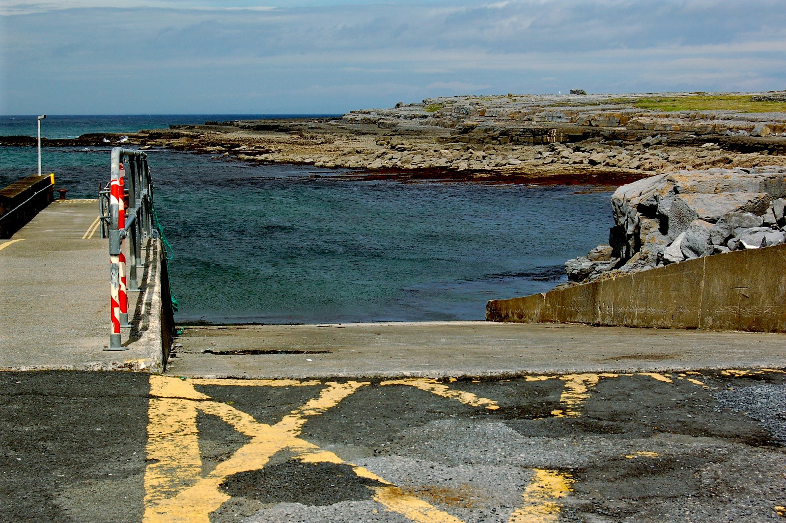 Doolin pier slipway and harbor