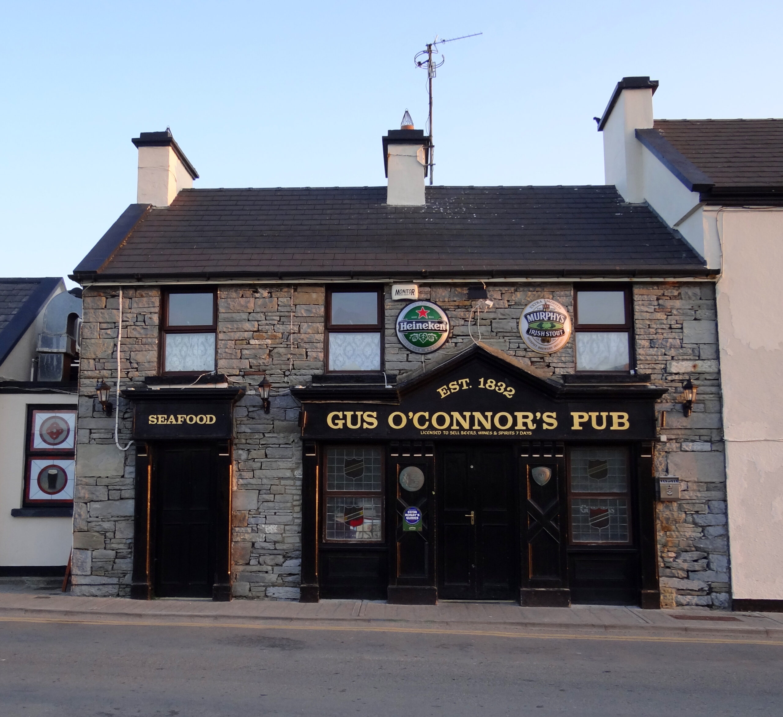 Front of Gus O’Connor’s Pub in Doolin